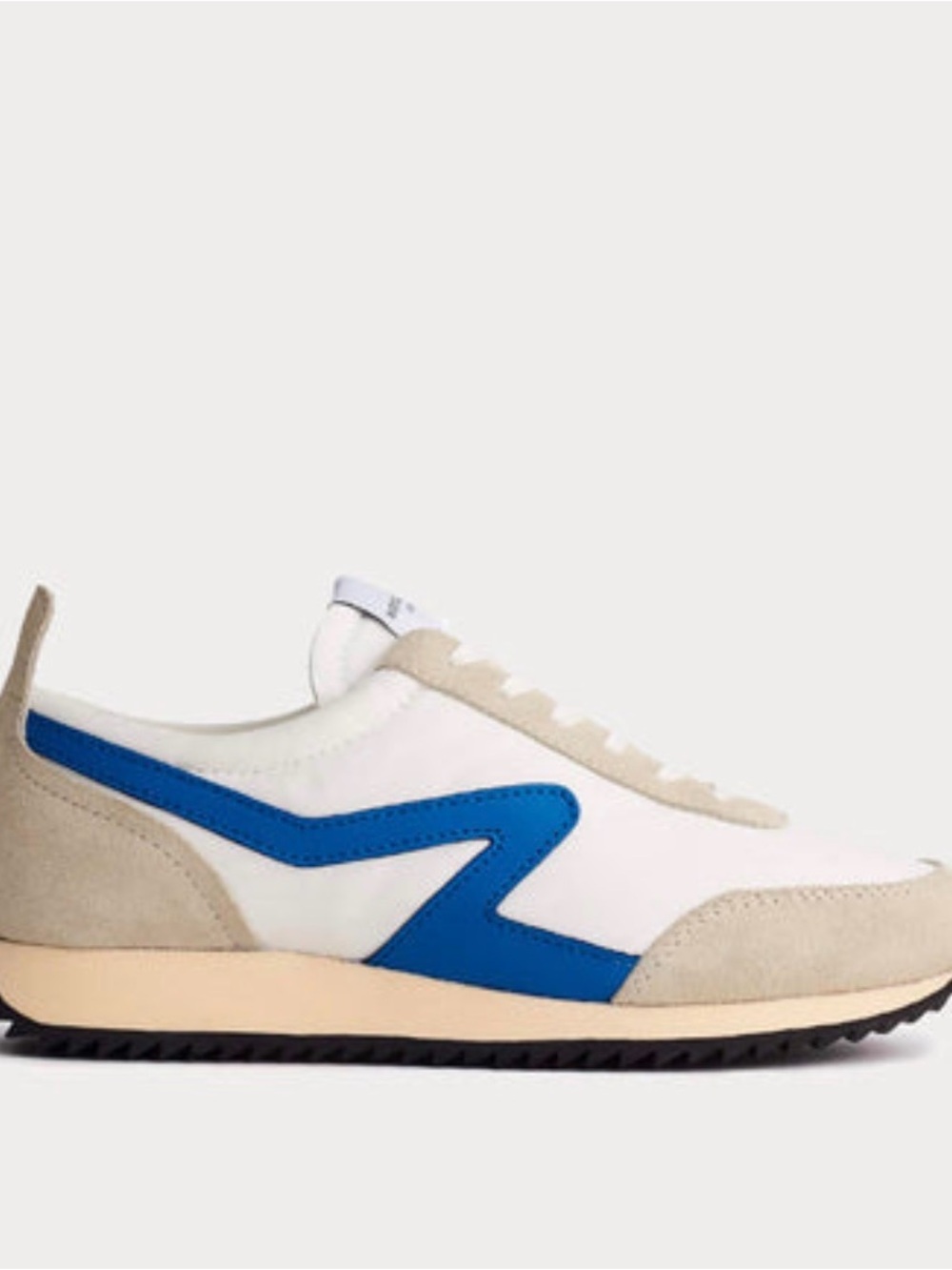 Rag &Bone Retro Runner Sneakers in White & Blue
